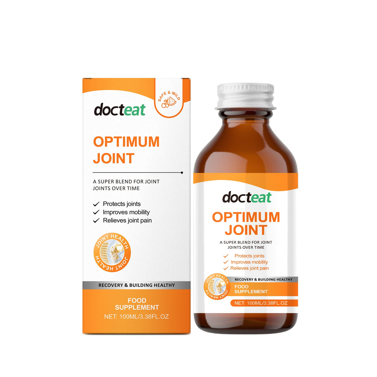 DiamondBones bone and joint health liquid supplement with mint extract and Vitamin B1 for osteoporosis support Canada